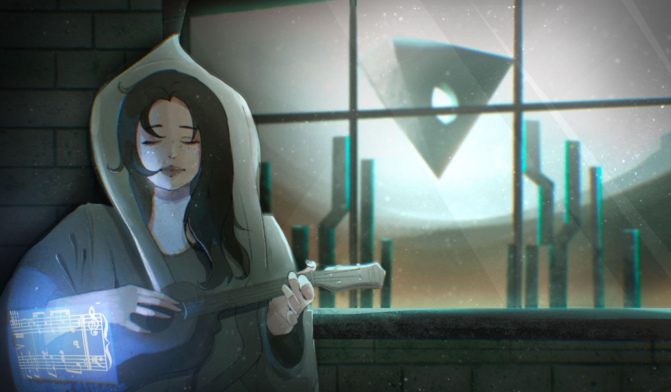 Youtube Channel Banner art for Ukulele Channel (2022)